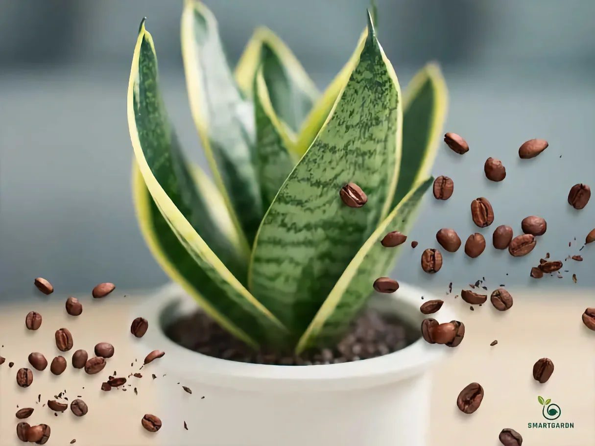 آیا تفاله قهوه برای سانسوریا مضر است؟ [+ ۵ نکته مهم!]